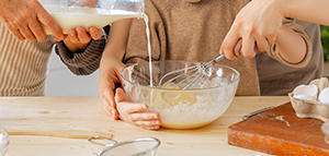 Cooking christmas cookies